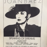 Joan Baez tour poster 1989