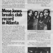 Mose club record