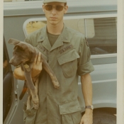 Young Steve in US Army
