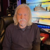 Steve McRay in his studio